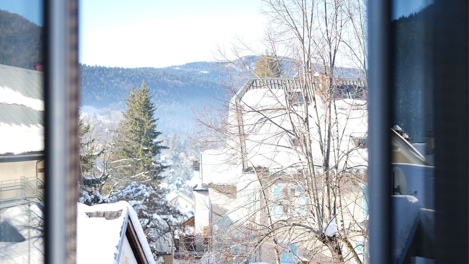 La vue sur les montagnes