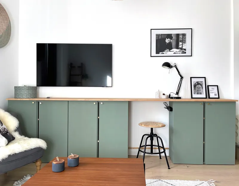 Le salon et la TV connectée